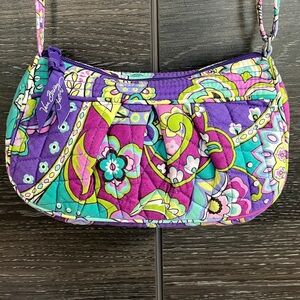 EUC Vera Bradley Quilted Colourful Cotton Crossbody Bag
